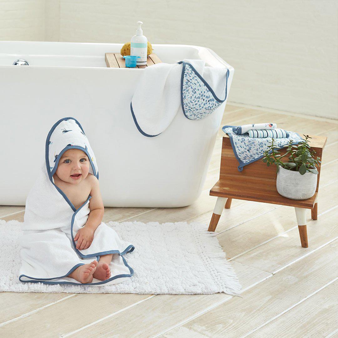 aden + anais Essentials Hooded Towels - Seashore - 2 Pack-Bath Towels- | Natural Baby Shower