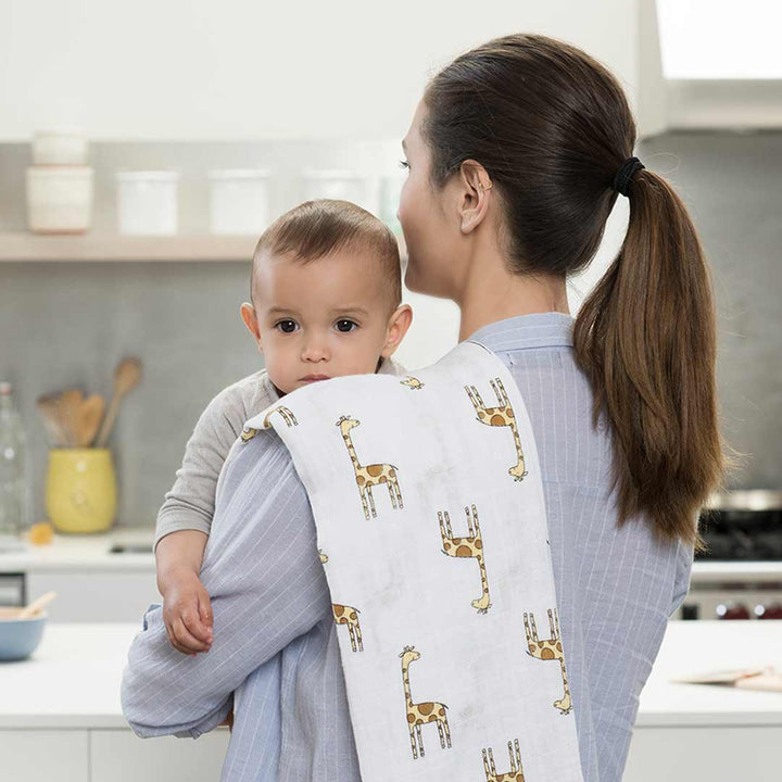 aden + anais Muslin Swaddles - Jungle Jam - 2 Pack-Swaddling Wraps-Jungle Jam- | Natural Baby Shower