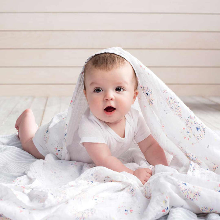 aden + anais Single Swaddle-Muslin Wraps-Multicoloured- | Natural Baby Shower