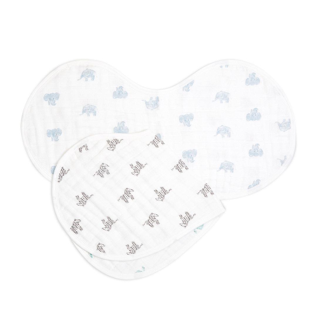 aden + anais Organic Burpy Bibs - Animal Kingdom - 2 Pack-Bibs- | Natural Baby Shower