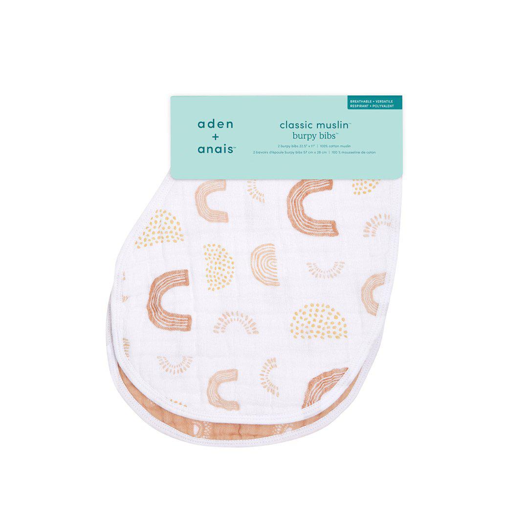 aden + anais Burpy Bibs - Keep Rising - 2 Pack-Bibs- | Natural Baby Shower