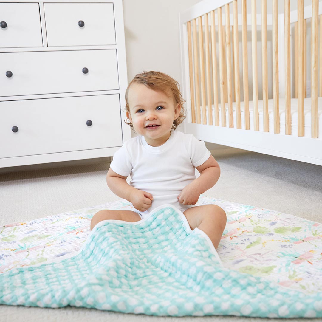 aden + anais Essentials Cotton Muslin Blanket - Tropicalia-Blankets-Tropicalia- | Natural Baby Shower