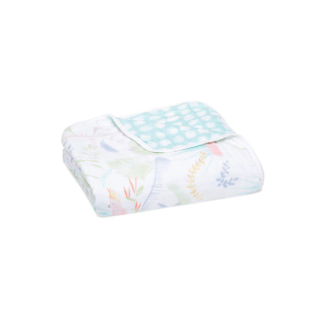aden + anais Essentials Cotton Muslin Blanket - Tropicalia-Blankets-Tropicalia- | Natural Baby Shower