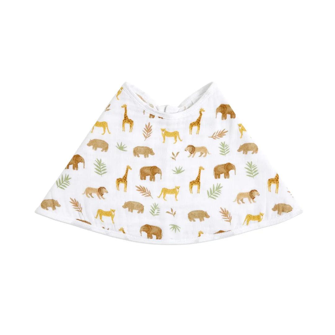 aden + anais Essentials Cotton Muslin Baby Burpy Bib - Tanzania - Great Migration-Bibs-Tanzania-Great Migration | Natural Baby Shower