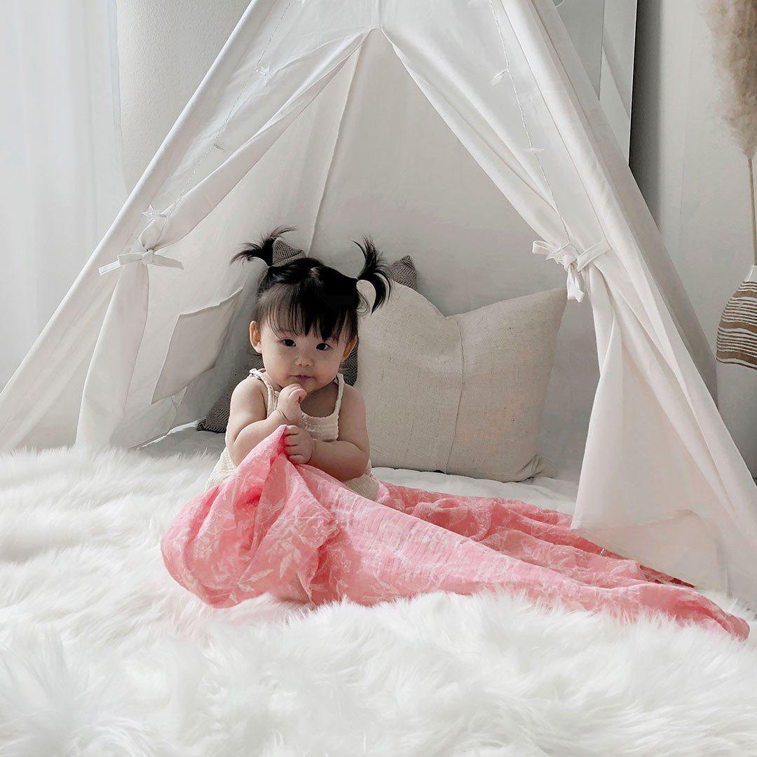 aden + anais Essentials Cotton Muslin Swaddle Blankets - Flowers Bloom - 4 Pack-Swaddling Wraps-Flowers Bloom- | Natural Baby Shower