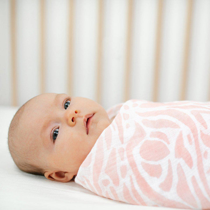 aden + anais Essentials Cotton Muslin Swaddle Blankets - Tropicalia - 4 Pack-Swaddling Wraps-Tropicalia- | Natural Baby Shower