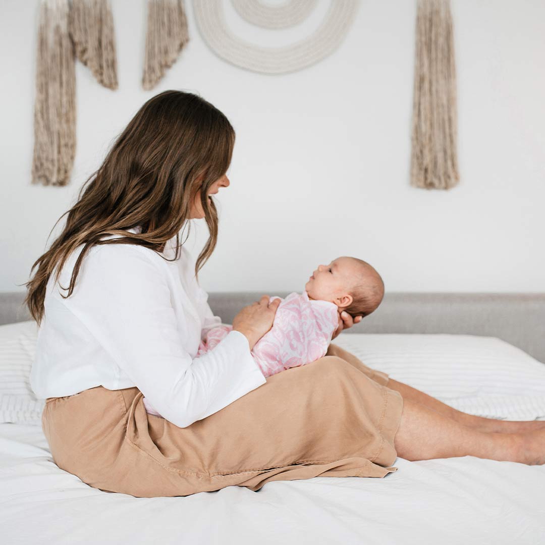 aden + anais Essentials Muslin Swaddles - Damsel - 4 Pack-Swaddling Wraps- | Natural Baby Shower