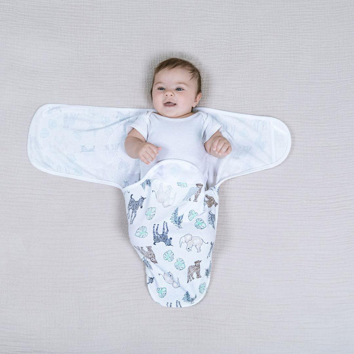 aden + anais Essentials Wrap Swaddles - Toile - 3 Pack-Shaped Swaddles-Toile-0-3m | Natural Baby Shower