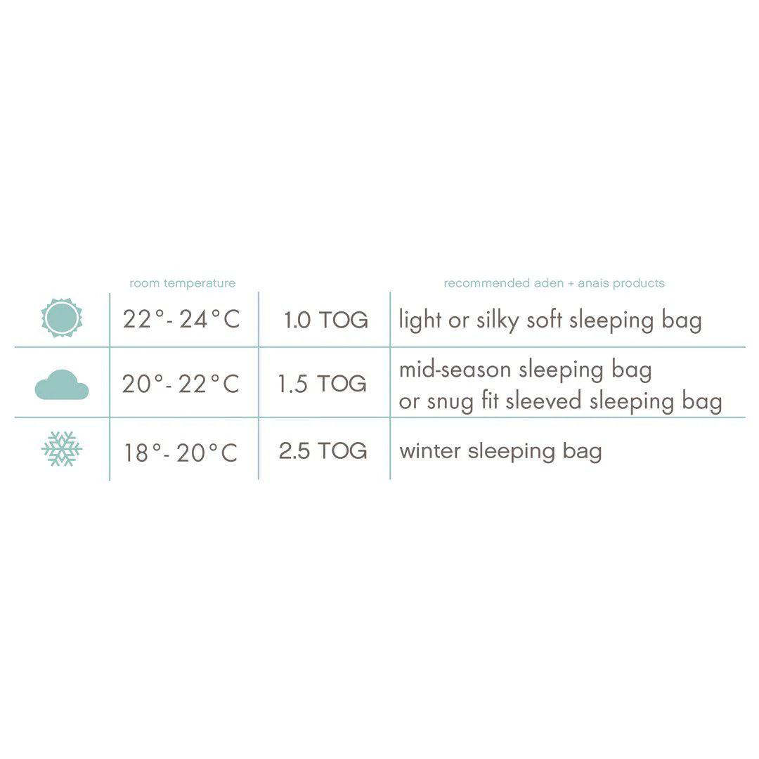 aden + anais Organic Light Sleeping Bag - Animal Kingdom - TOG 1.0-Sleeping Bags-Animal Kingdom-0-6m | Natural Baby Shower