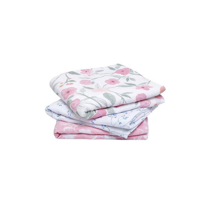 aden + anais Muslin Squares - Mon Fleur - 3 Pack-Muslin Squares-Mon Fleur- | Natural Baby Shower