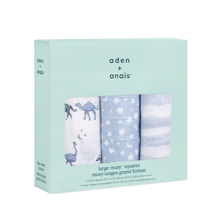 aden + anais Muslin Squares - Rising Star - 3 Pack-Muslin Squares-Rising Star- | Natural Baby Shower