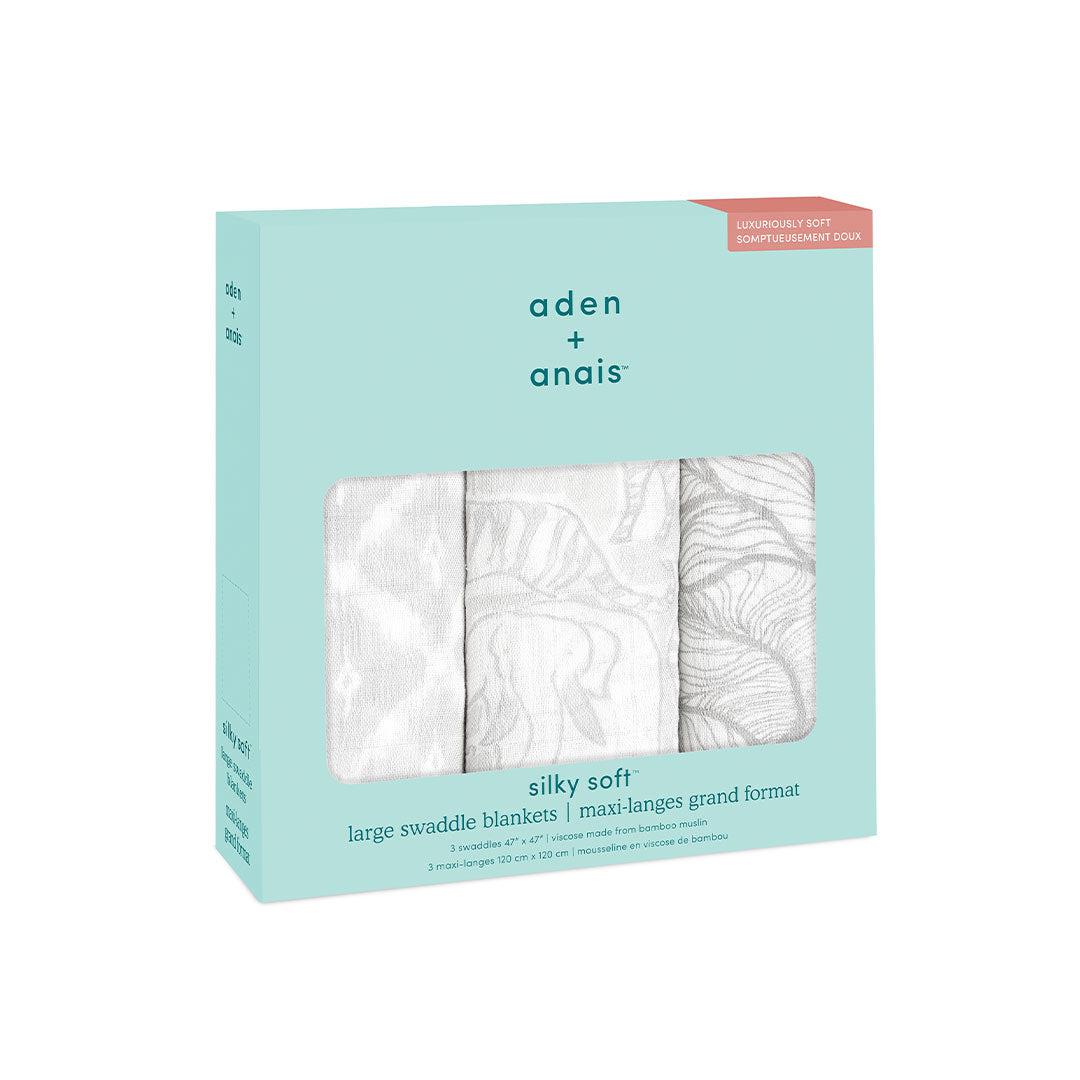 aden + anais Silky Soft Swaddles - Culture Club - 3 Pack-Swaddling Wraps- | Natural Baby Shower