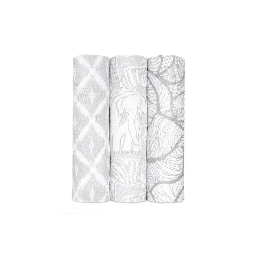 aden + anais Silky Soft Swaddles - Culture Club - 3 Pack-Swaddling Wraps- | Natural Baby Shower