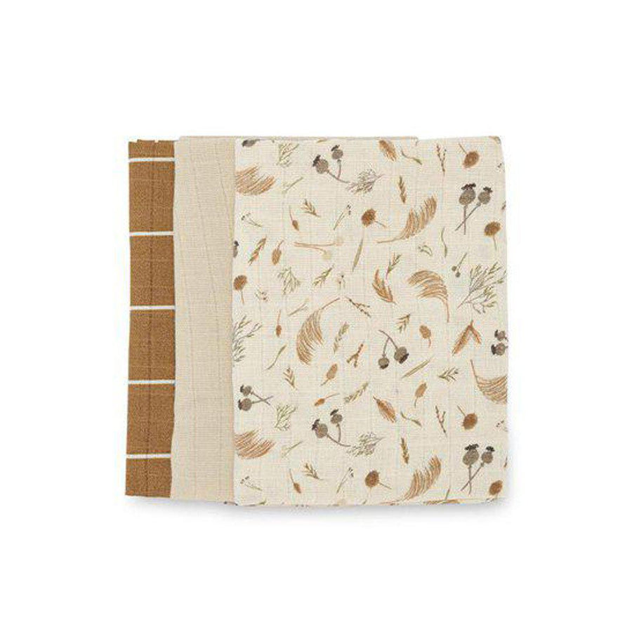 Avery Row Muslin Squares - Grasslands - 3 Pack-Muslin Squares- | Natural Baby Shower