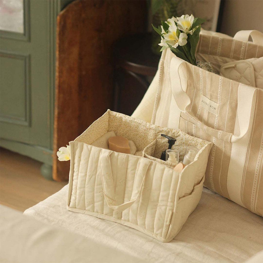 Avery Row Nappy Caddy - Wild Chamomile-Nappy Laundry + Storage-Wild Chamomile- | Natural Baby Shower