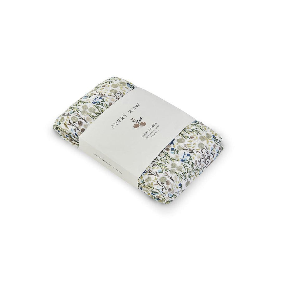 Avery Row
 Organic Baby Muslin Swaddle - Riverbank-Swaddling Wraps-Riverbank- | Natural Baby Shower