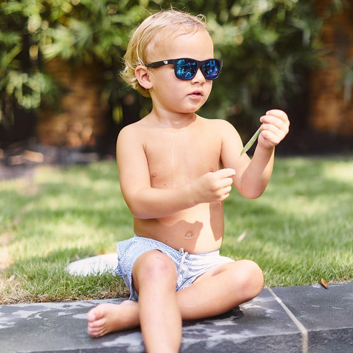 Babiators Polarised Navigator Sunglasses - Jet Black-Sunglasses-Jet Black-0-2y (Junior) | Natural Baby Shower