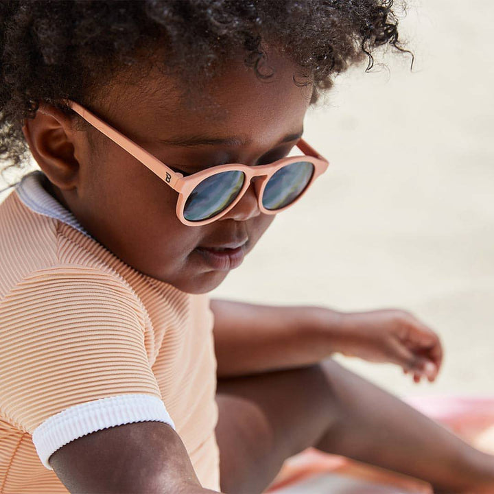 Babiators X Dock & Bay Original Keyhole Sunglasses - Positano Peach-Sunglasses-Beach Sand-0-2y (Junior) | Natural Baby Shower