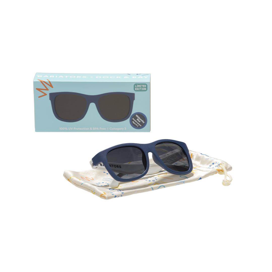 Babiators X Dock & Bay Original Navigator Sunglasses - Whitsunday Blue-Sunglasses-Whitsunday Blue-0-2y (Junior) | Natural Baby Shower