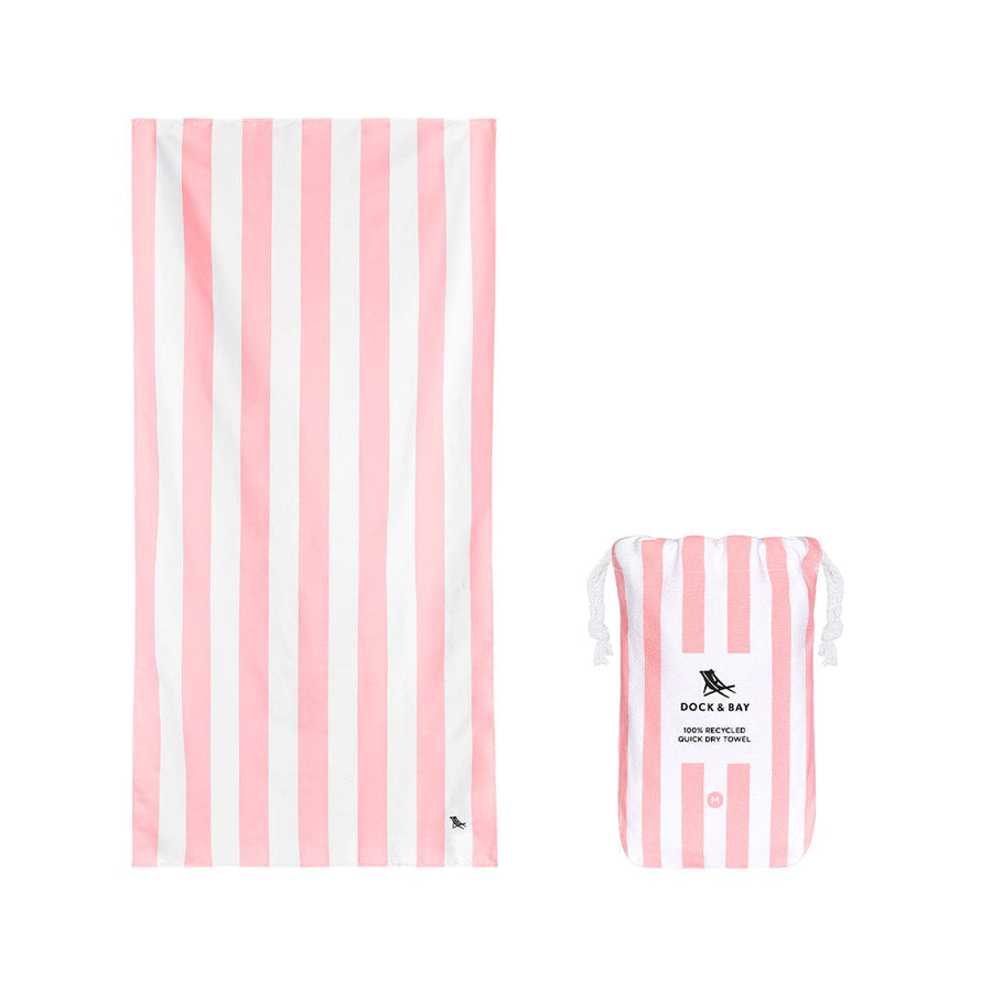 Dock & Bay Kid's Beach Towel - Malibu Pink-Beach Towels-Malibu Pink-Medium | Natural Baby Shower