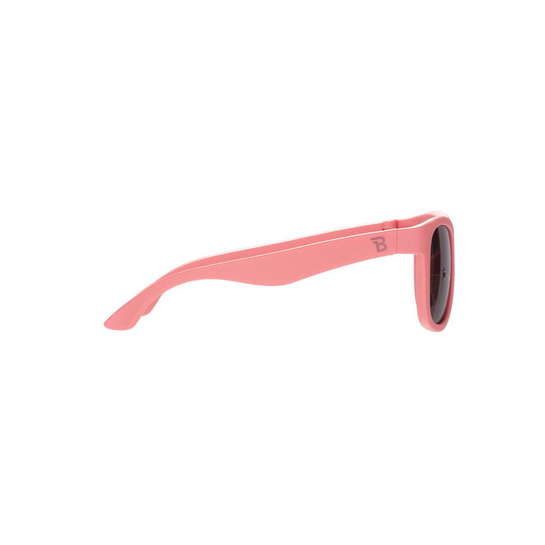 Babiators Eco Original Navigator Sunglasses - Seashell Pink-Sunglasses-Seashell Pink-0-2 (Junior) | Natural Baby Shower