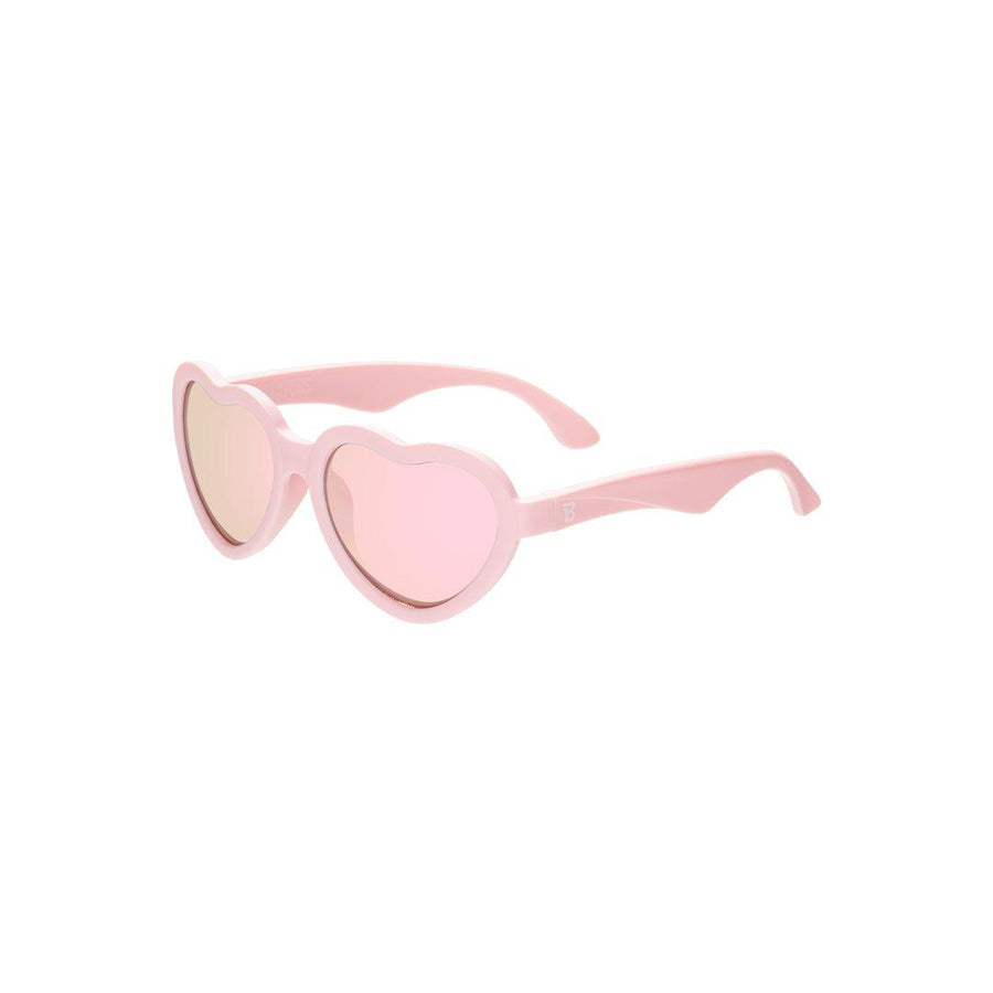 Babiators Original Mirrored Heart Sunglasses - Ballerina Pink-Sunglasses-Ballerina Pink-0-2y (Junior) | Natural Baby Shower