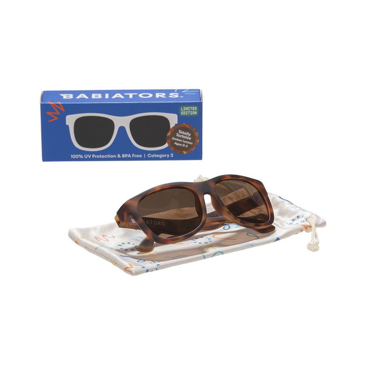 Babiators Original Navigator Sunglasses - Totally Tortoise-Sunglasses-Totally Tortoise-0-2y (Junior) | Natural Baby Shower