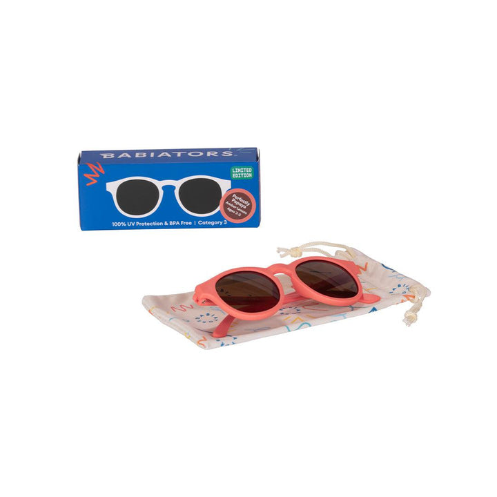 Babiators Original Keyhole Sunglasses - Perfectly Papaya-Sunglasses-Perfectly Papaya-0-2 (Junior) | Natural Baby Shower