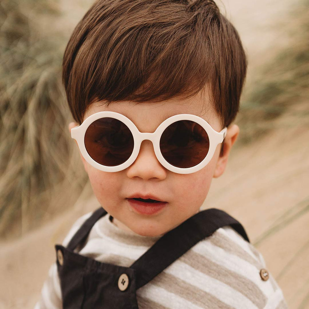 Babiators Original Euro Round Sunglasses - Sweet Cream-Sunglasses-Sweet Cream-0-2y (Junior) | Natural Baby Shower
