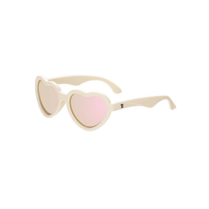 Babiators Polarised Heart Sunglasses - Sweet Cream-Sunglasses-Sweet Cream-0-2y (Junior) | Natural Baby Shower