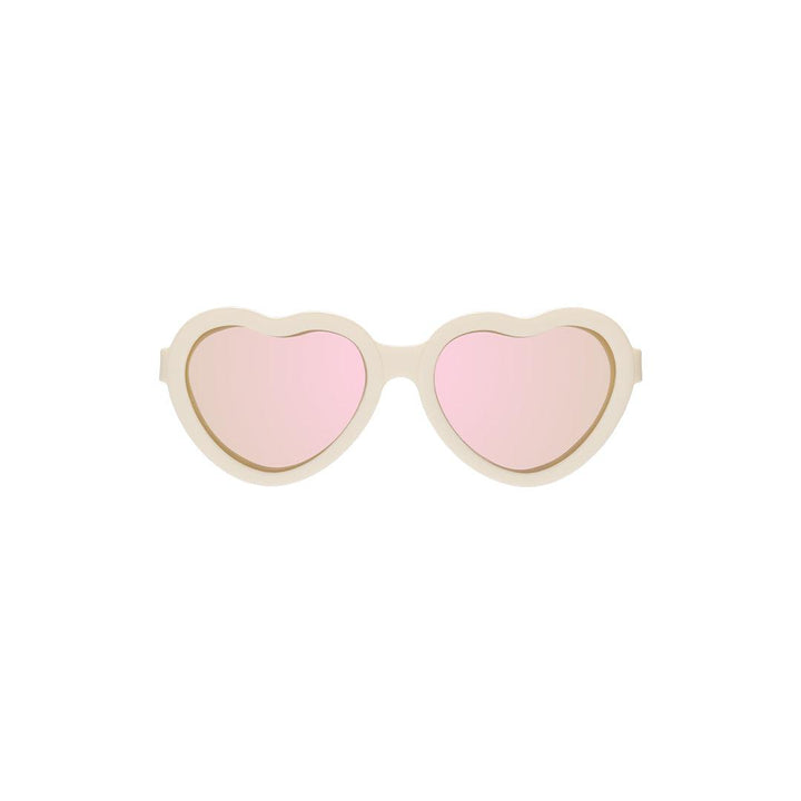 Babiators Polarised Heart Sunglasses - Sweet Cream-Sunglasses-Sweet Cream-0-2y (Junior) | Natural Baby Shower