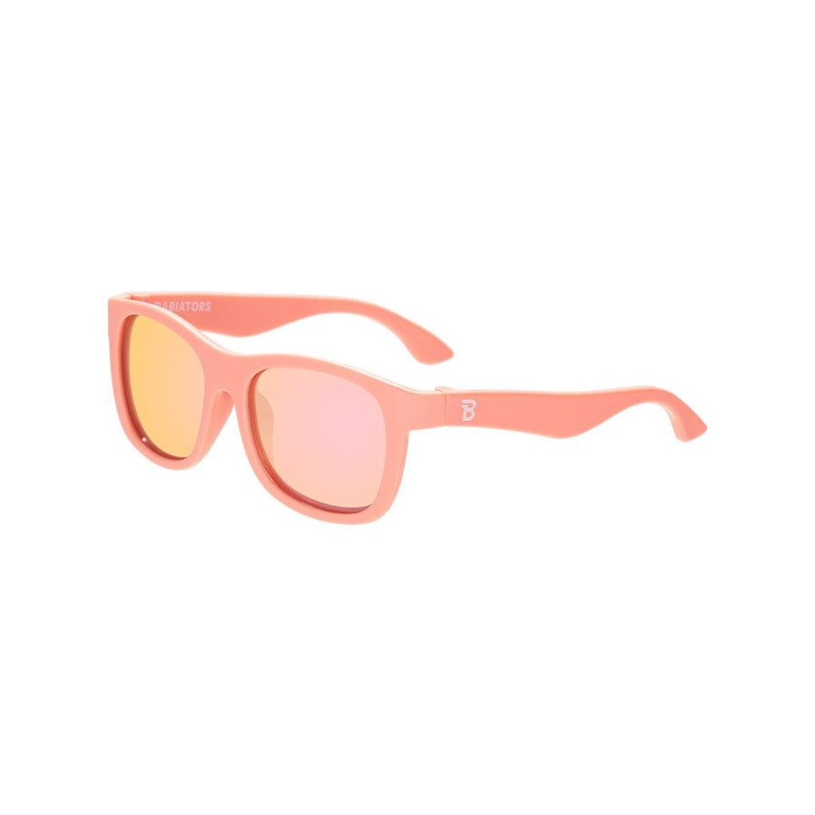 Babiators Polarised Navigator Sunglasses - Perfectly Papaya-Sunglasses-Perfectly Papaya-0-2y (Junior) | Natural Baby Shower
