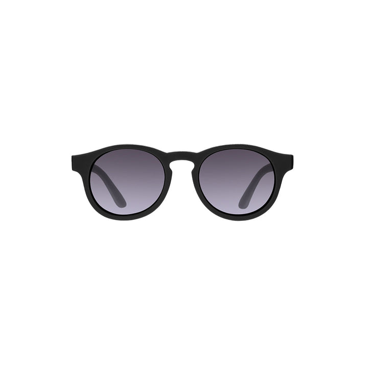 Babiators Polarised Keyhole Sunglasses - Jet Black Smoke-Sunglasses-Jet Black Smoke-0-2 (Junior) | Natural Baby Shower
