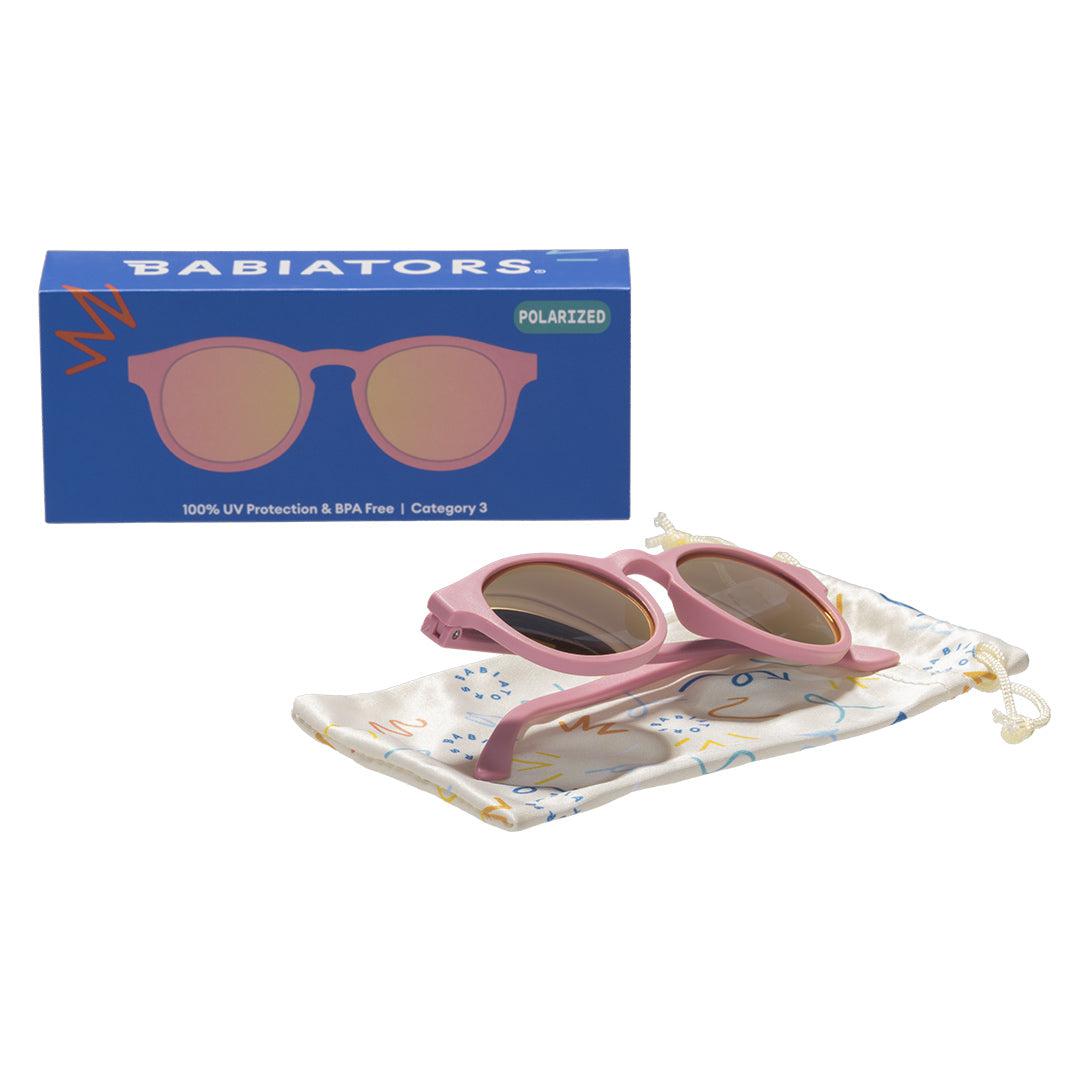 Babiators Polarised Keyhole Sunglasses - Pretty In Pink-Sunglasses-Pretty In Pink-0-2y (Junior) | Natural Baby Shower