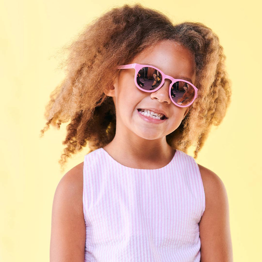 Babiators Original Mirrored Keyhole Sunglasses - Ballerina Pink-Sunglasses-Ballerina Pink-0-2y (Junior) | Natural Baby Shower