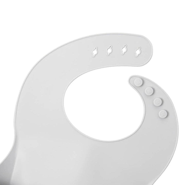 Baby Boosa Bib - Concrete Grey-Bibs- | Natural Baby Shower