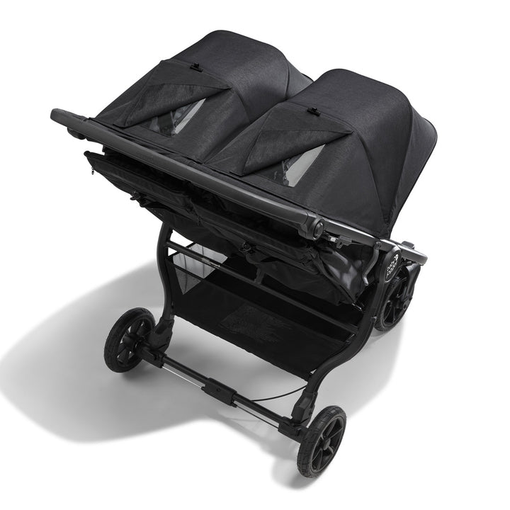 Baby Jogger City Mini GT2 Double Pushchair + Carrycot Bundle - Opulent Black-Stroller Bundles-1x Carrycot- | Natural Baby Shower