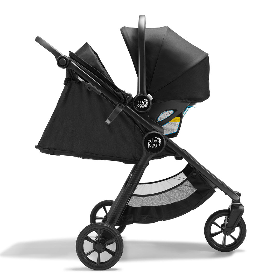 Baby Jogger City Mini GT2 + Carrycot + Maxi Cosi Pebble 360 Travel System - Opulent Black-Travel Systems-No Base- | Natural Baby Shower