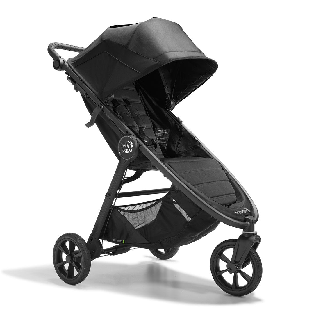 Baby Jogger City Mini GT2 Pushchair + Carry Cot Bundle - Opulent Black-Stroller Bundles-Opulent Black- | Natural Baby Shower