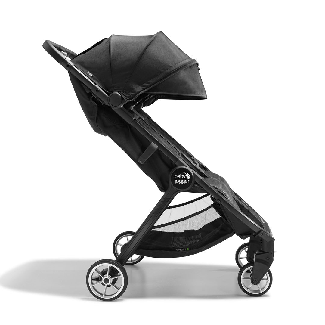 Baby Jogger City Tour 2 Double Stroller - Pitch Black-Strollers-Pitch Black- | Natural Baby Shower