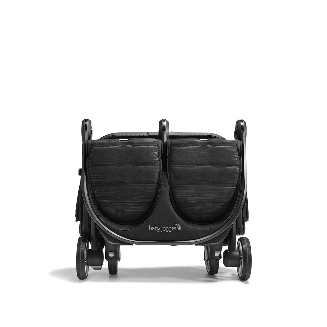 Baby Jogger City Tour 2 Double Pushchair + Carrycot Bundle - Pitch Black-Stroller Bundles-Pitch Black- | Natural Baby Shower