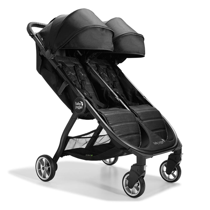 Baby Jogger City Tour 2 Double Stroller - Pitch Black-Strollers-Pitch Black- | Natural Baby Shower