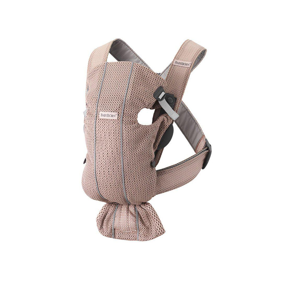 BabyBjorn Mini 3D Mesh Baby Carrier - Dusty Pink-Baby Carriers- | Natural Baby Shower