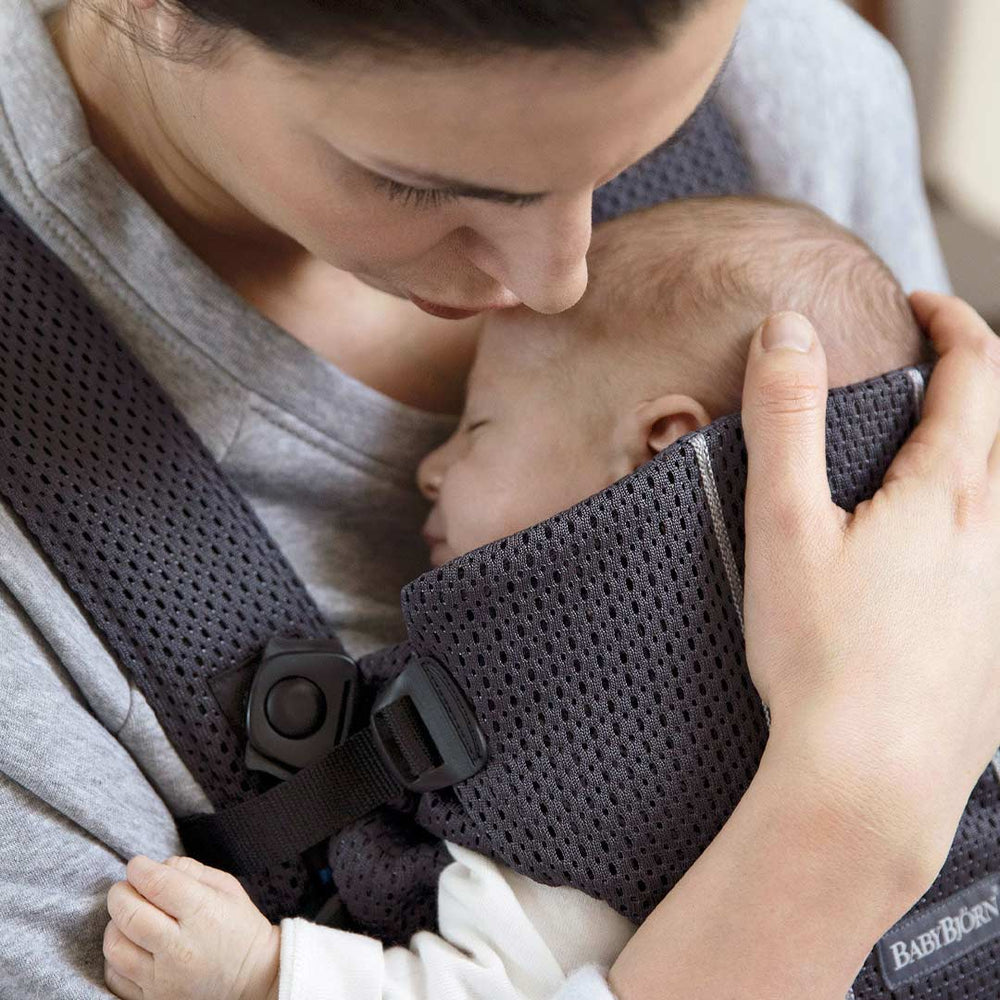 BabyBjorn Mini 3D Mesh Baby Carrier - Anthracite-Baby Carriers- | Natural Baby Shower