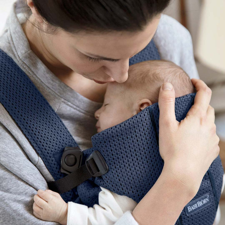 BabyBjorn Mini 3D Mesh Baby Carrier - Navy Blue-Baby Carriers-Navy Blue- | Natural Baby Shower
