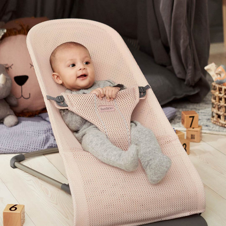 BabyBjorn Bouncer Bliss - Mesh - Pearly Pink-Baby Bouncers- | Natural Baby Shower