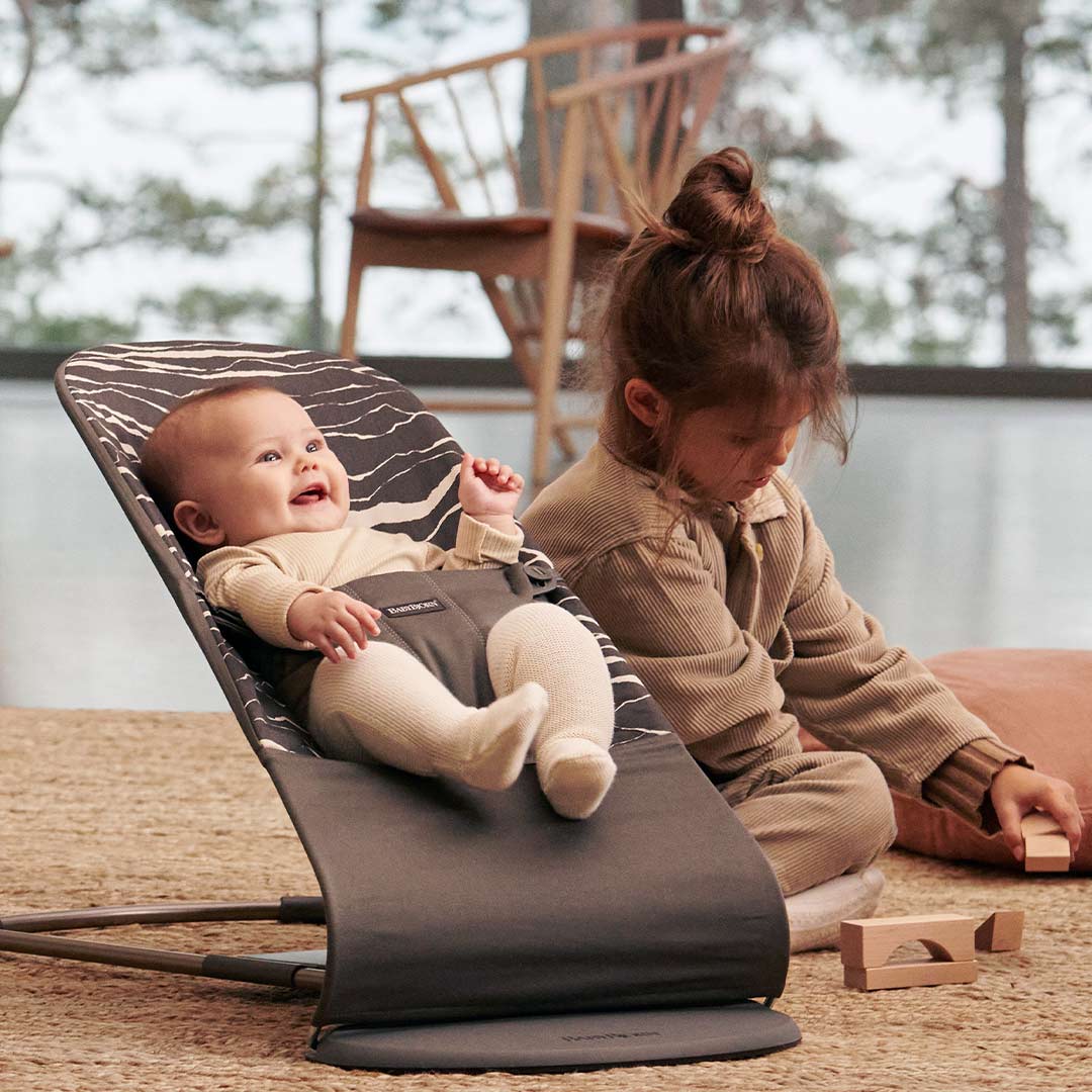 BabyBjorn Bouncer Bliss Cotton Landscape Natural Baby Shower