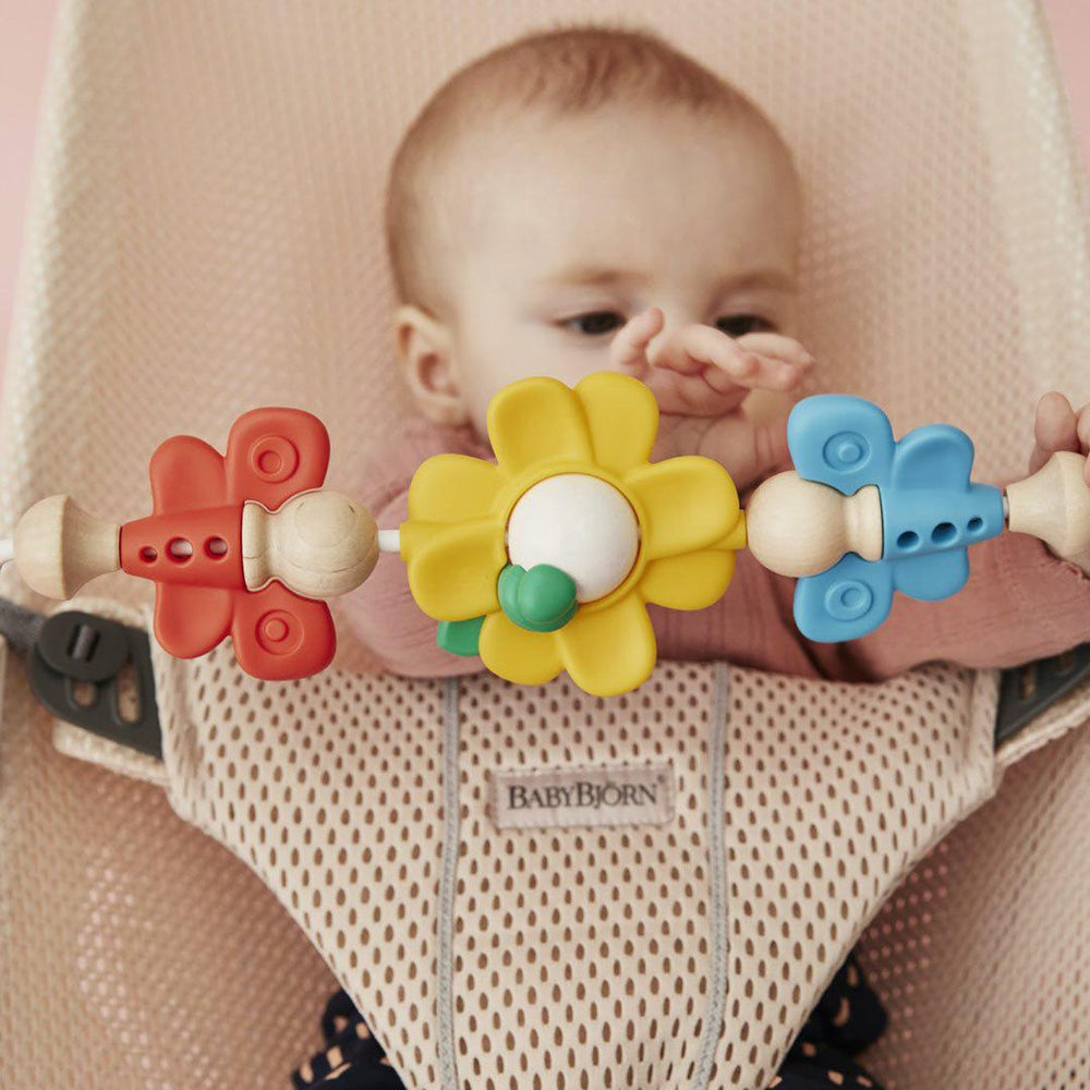 BabyBjorn Bouncer Toy - Flying Friends-Baby Bouncer Toy Bars- | Natural Baby Shower