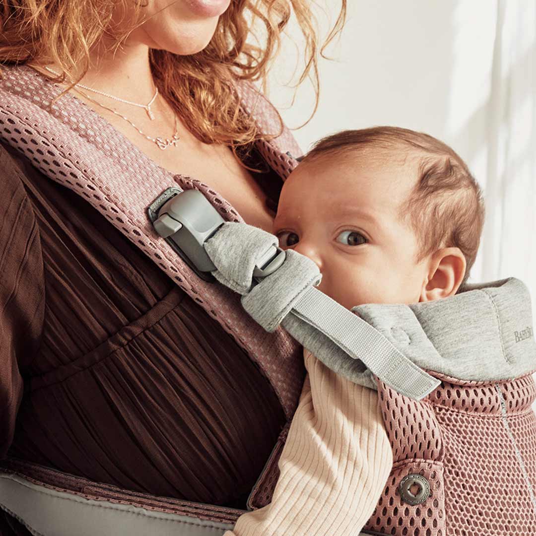 BabyBjörn Harmony 3D Mesh/Jersey Baby Carrier - Dusty Pink-Baby Carriers- | Natural Baby Shower