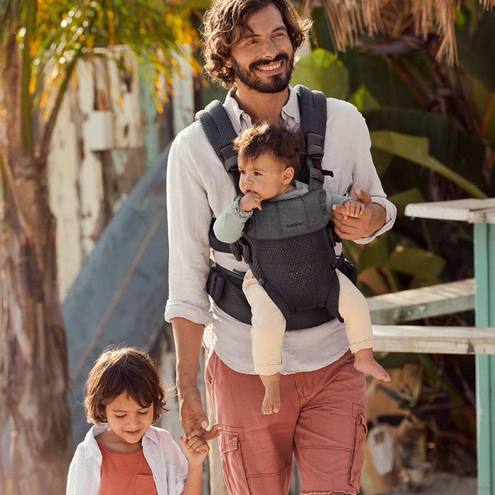 Outlet - BabyBjorn Harmony 3D Mesh Baby Carrier - Anthracite-Baby Carriers- | Natural Baby Shower